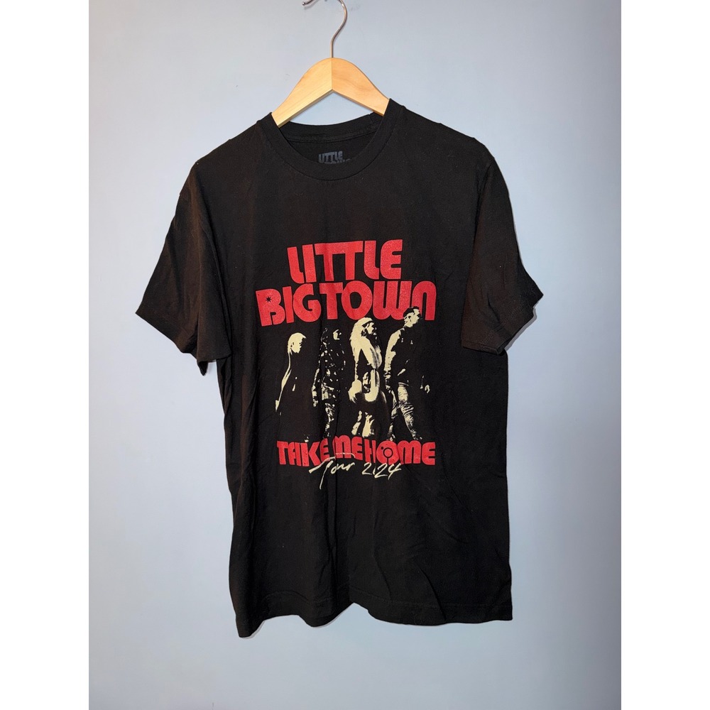 Little Big Town Take Me Home Tour 2024 Concert‎ T-Shirt Black Mens Large L